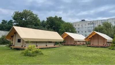 Пaлaтка для глэмпинга 4×7 m